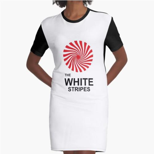 The White Stripes Graphic T-Shirt Dress