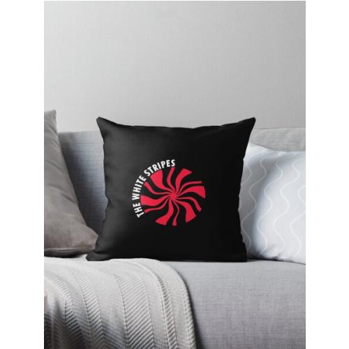 The White Stripes Throw Pillow