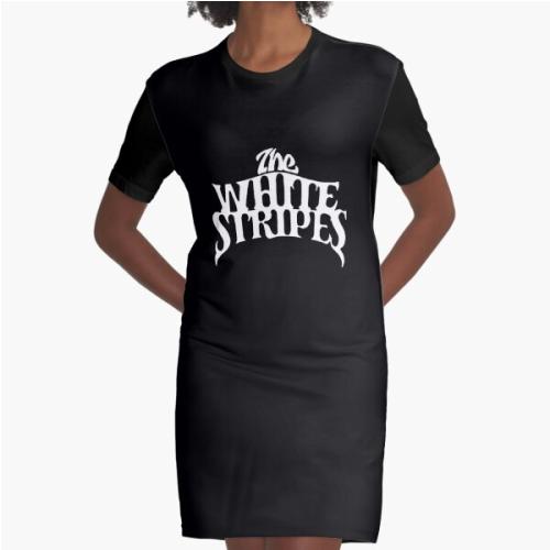 The White Stripes Graphic T-Shirt Dress