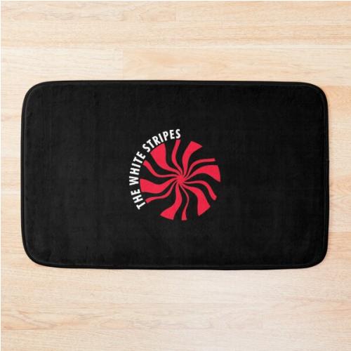 The White Stripes Bath Mat