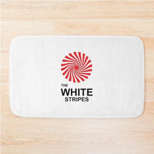 The White Stripes Bath Mat