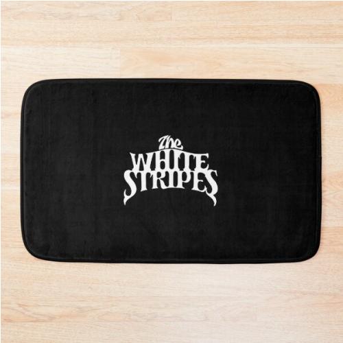 The White Stripes Bath Mat