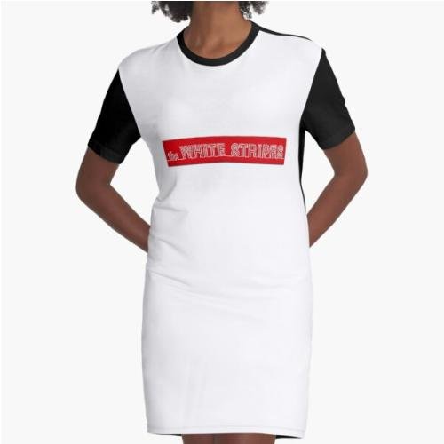 The White Stripes Graphic T-Shirt Dress