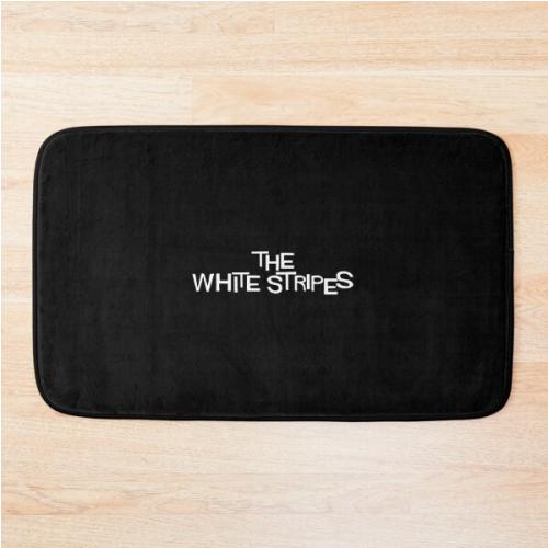 The White Stripes Bath Mat