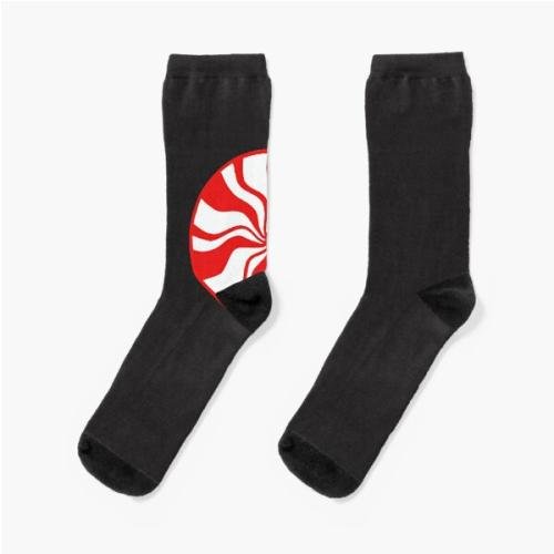 White Stripes Classic T-Shirt Socks