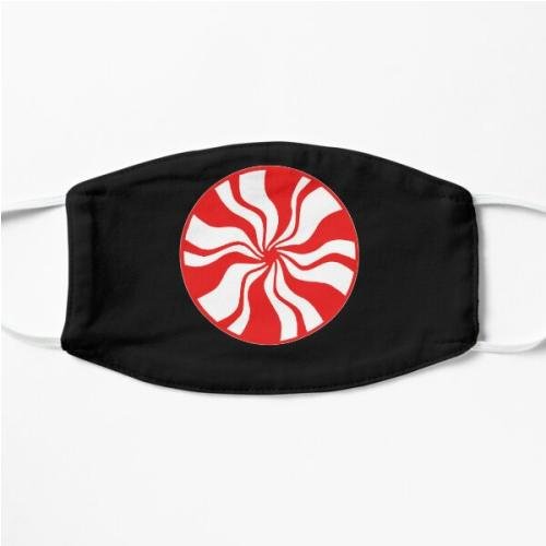 White Stripes Classic T-Shirt Flat Mask