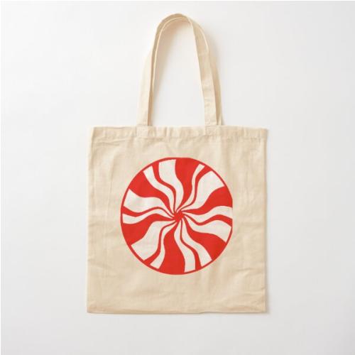 White Stripes Classic T-Shirt Cotton Tote Bag