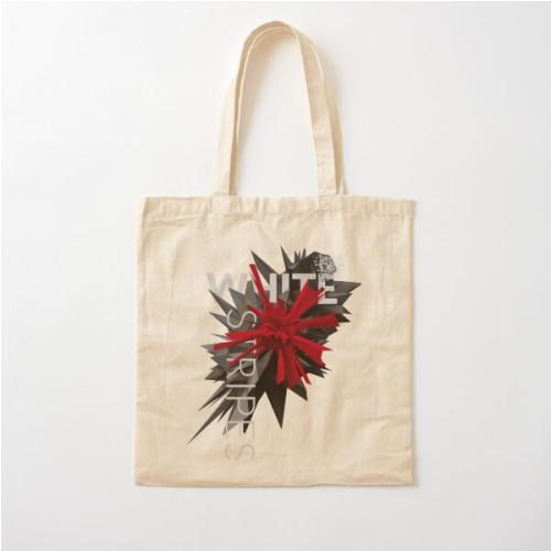 White Stripes Essential T-Shirt.png Cotton Tote Bag