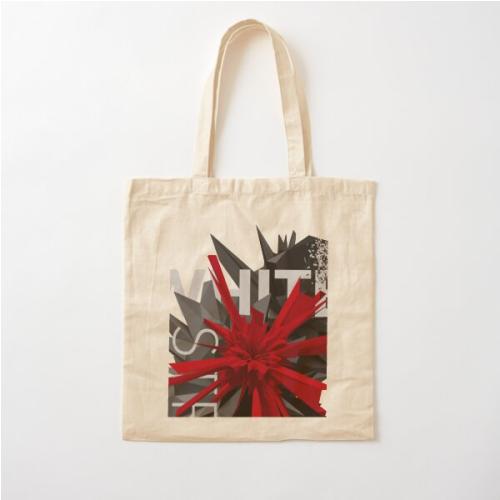 White stripes Cotton Tote Bag