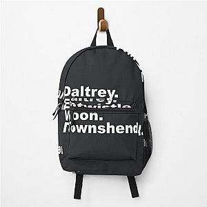 The Who Fan Gifts Under 20, The Who Band, Roger Backpack