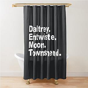 The Who Fan Gifts Under 20 The Who Band Roger Shower Curtain