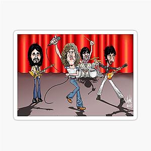 The Who 1970s Caricature sticker