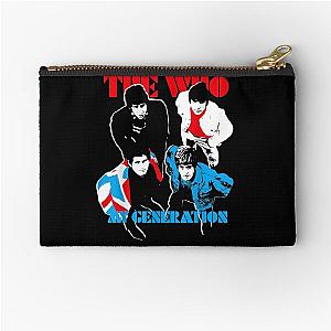 The zipper pouch from the band My Generation Who