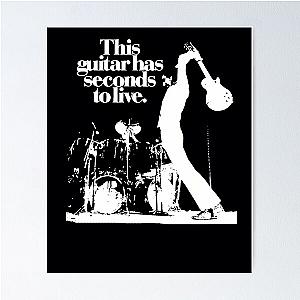 Pete Townshend The Who This Guitar Has Seconds to Live Rock Music Legend Guitar Poster
