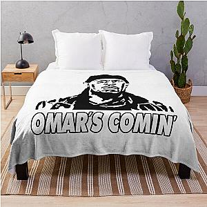 Black ormar is coming the wire Throw Blanket