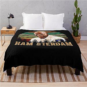 Retro ham sterdam ormar is coming the wire Throw Blanket