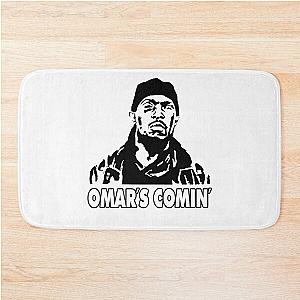 Black ormar is coming the wire Bath Mat