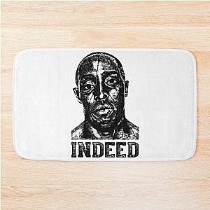 Black face indeed ormar is coming the wire Bath Mat