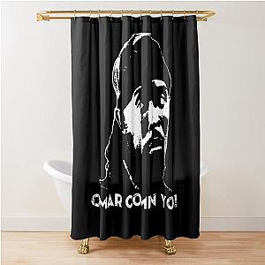 cool face ormar is coming the wire Shower Curtain