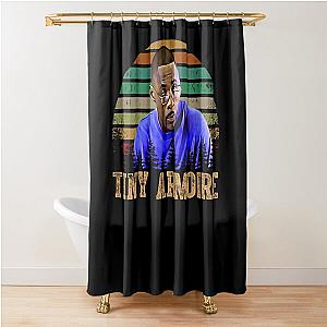 Tiny armoire vintage ormar is coming the wire Shower Curtain