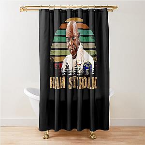 Retro ham sterdam ormar is coming the wire Shower Curtain