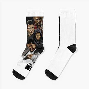 The Wire Tv Series James Mcnulty Detective Team Investigate Crime Drug Lord The   Retro Vintage Socks