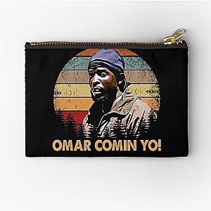 retro face ormar is coming the wire Zipper Pouch