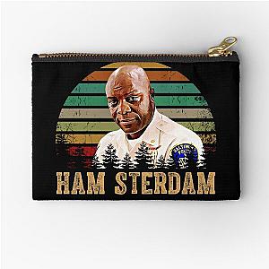 Retro ham sterdam ormar is coming the wire Zipper Pouch