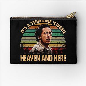 Heaven and here ormar is coming the wire Zipper Pouch