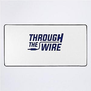 through the wire Desk Mat