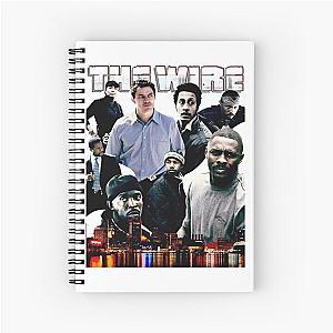 The Wire Tv Series James Mcnulty Detective Team Investigate Crime Drug Lord The Vintage 90S Style B Spiral Notebook