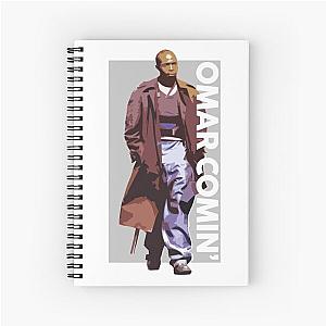 Omar Comin' The Wire Spiral Notebook