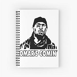 Black ormar is coming the wire Spiral Notebook