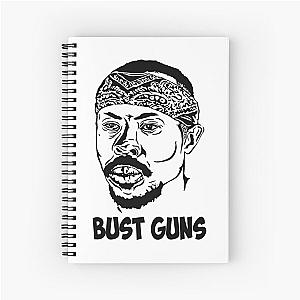 Bust guns ormar is coming the wire Spiral Notebook