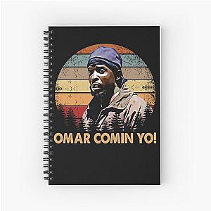 retro face ormar is coming the wire Spiral Notebook