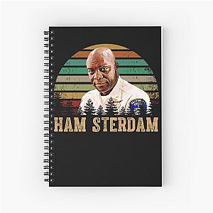 Retro ham sterdam ormar is coming the wire Spiral Notebook