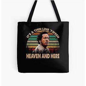 Heaven and here ormar is coming the wire All Over Print Tote Bag