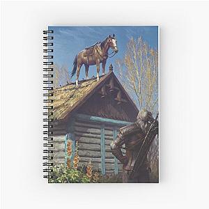 Witcher 3 Roach Graphic, Roach on the roof Spiral Notebook