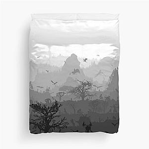 of FULL WITCHERSCAPE Duvet Cover