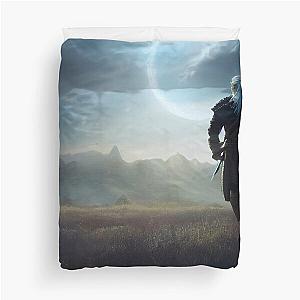 The Wolf Roams the Land - Fantasy - Witcher Duvet Cover