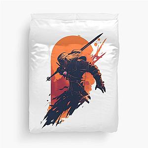 Monster Hunter - Orange Backdrop - Witcher Duvet Cover