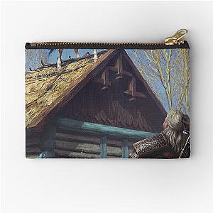 Witcher 3 Roach Graphic, Roach on the roof Zipper Pouch