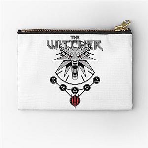 White Wolf Witcher  Zipper Pouch