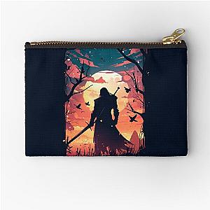 Solitary Hunter by the Setting Sun - Witcher Zipper Pouch