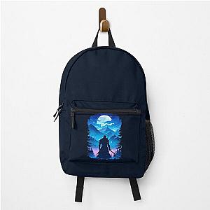 Lone Warrior on a Mystical Night - Witcher Backpack