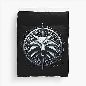 Witcher wolf-For The Witcher lovers Duvet Cover