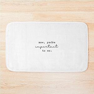 you're important to me -- the witcher Bath Mat