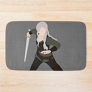 The Witcher - Ciri with her sword Bath Mat