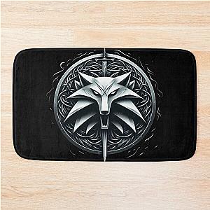 Witcher wolf-For The Witcher lovers Bath Mat