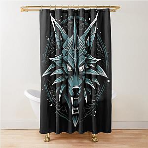 The Witcher Necklace Symbol Shower Curtain